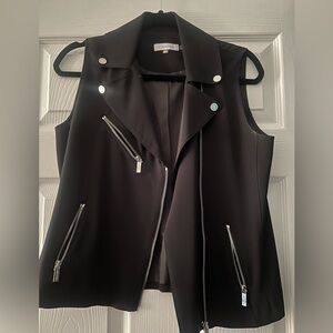 Calvin Klein Black Sleeveless Jacket